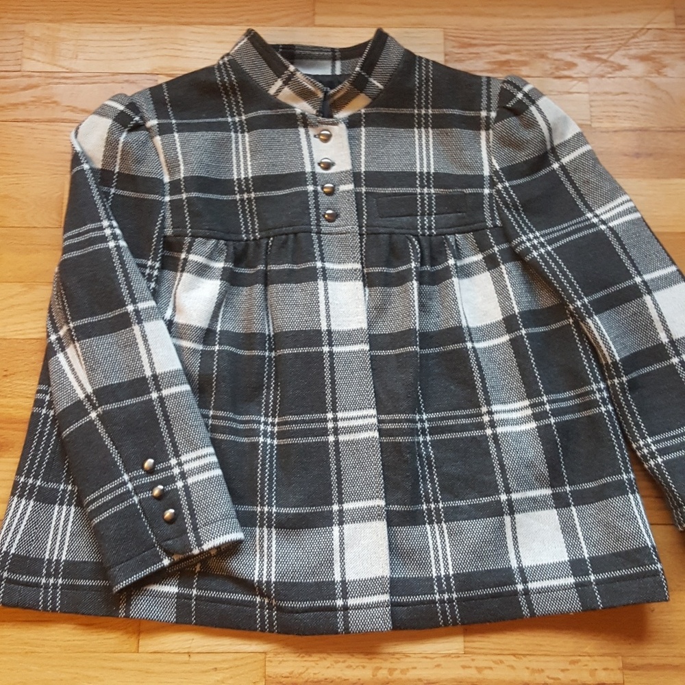 Women's plaid jacket L